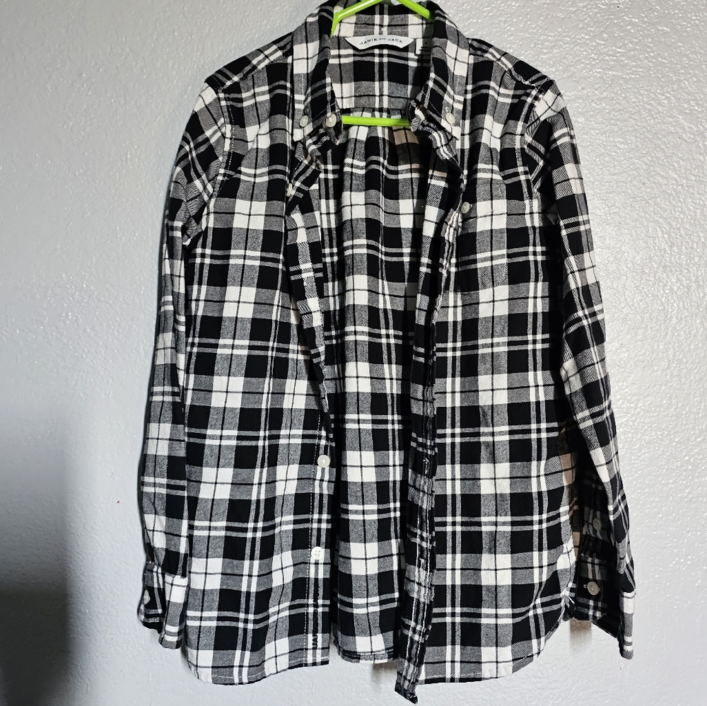 Janie and Jack brushed twill shirt